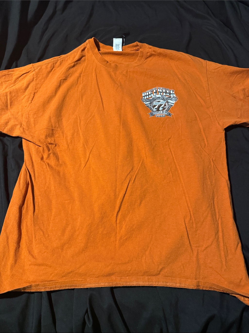 Gildan Orange Shortsleeve Graphic Tee